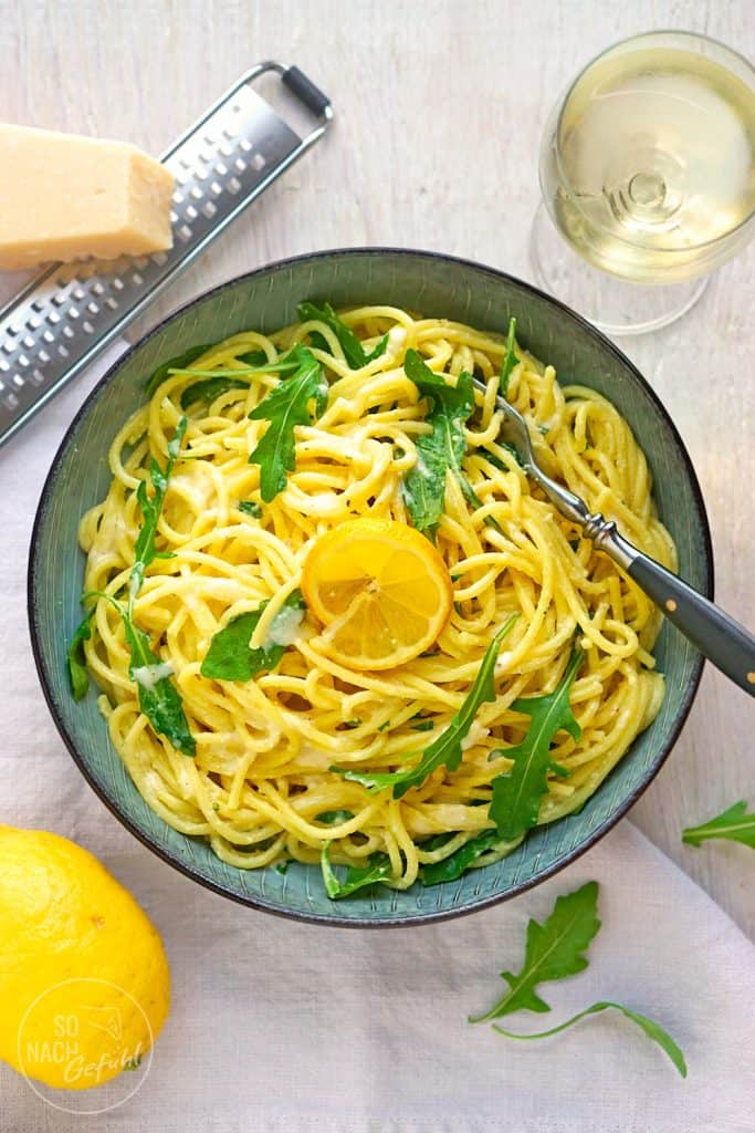 Spaghetti al Limone So nach Gefühl