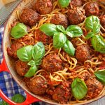 Marinara Meatballs mit Spaghetti