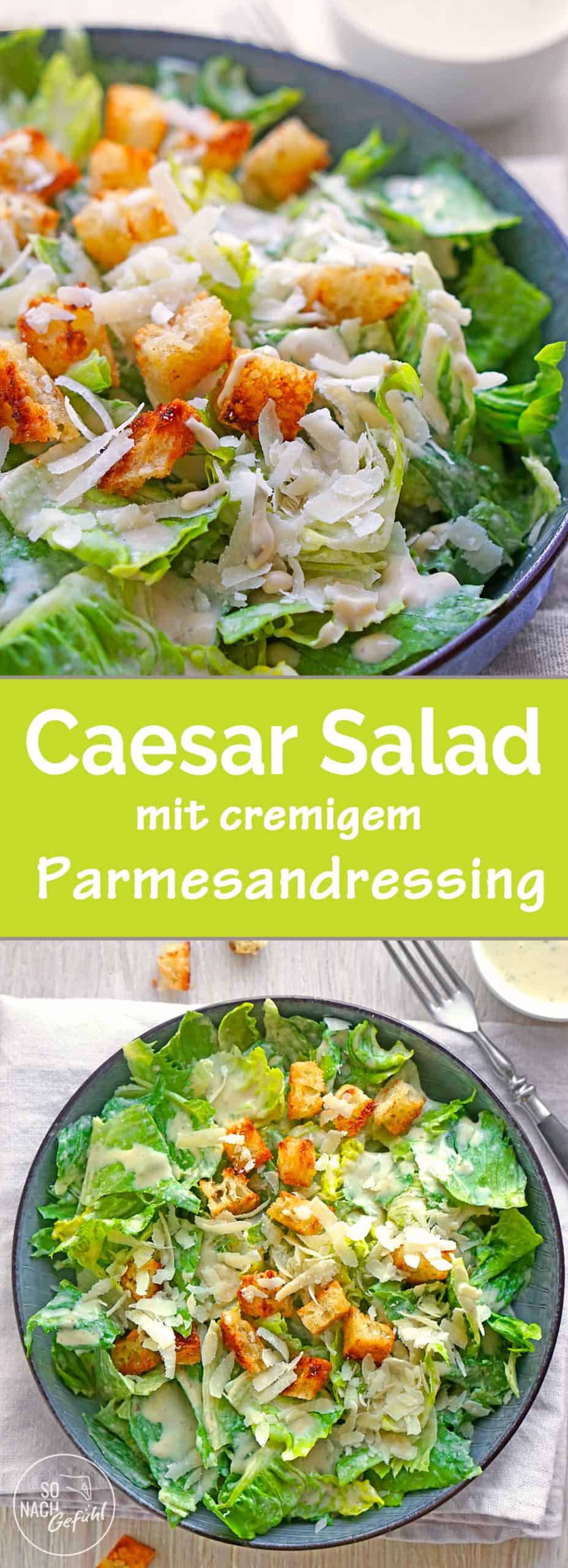 Banner Caesar Salad mit frischen Croutons