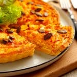 Kürbis-Tarte mit leichtem Mürbeteig
