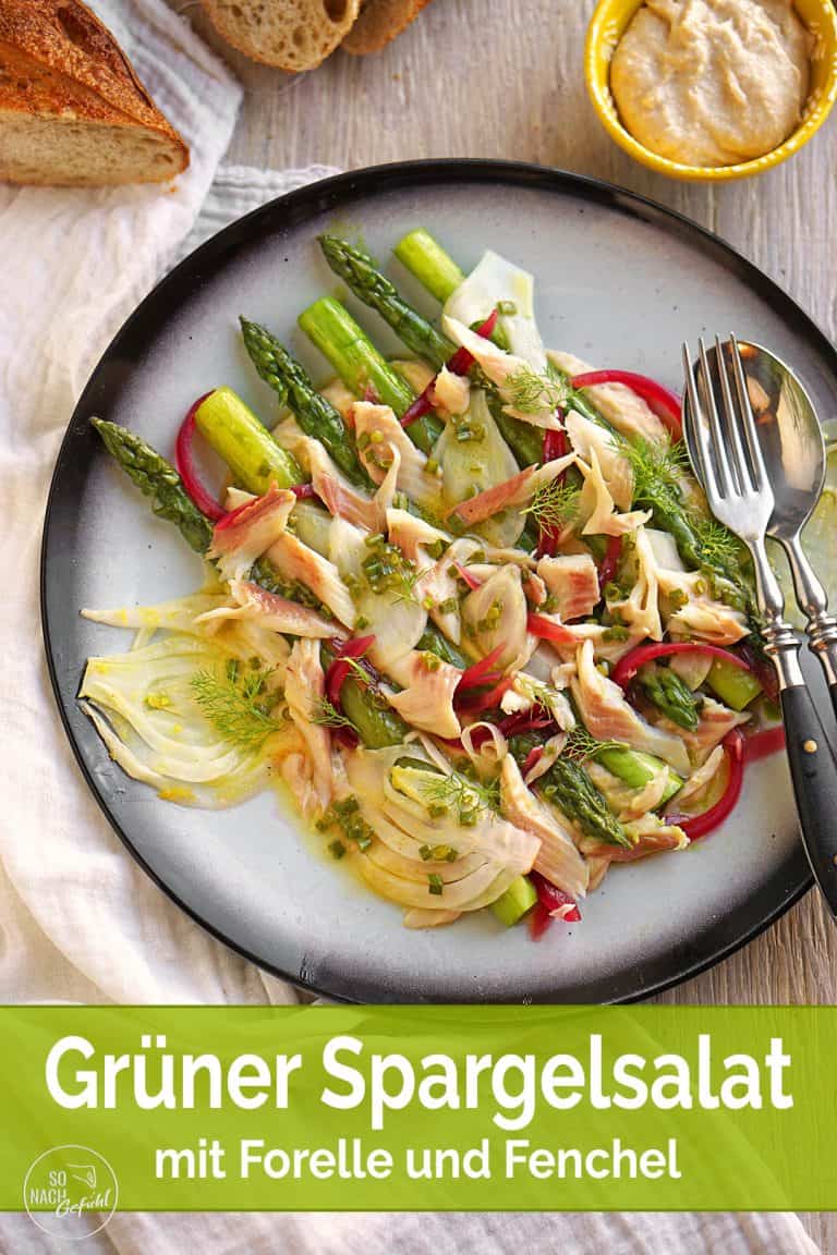 Grüner Spargelsalat mit Forelle - So nach Gefühl
