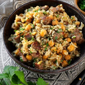 Etli Pilav - türkischer Reis mit Rindfleisch