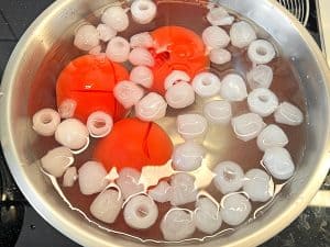 Tomaten abschrecken