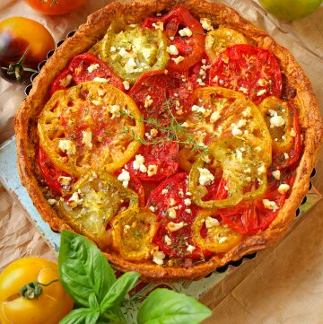 Tomaten-Tarte aus Frankreich