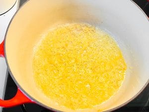 Ingwer und Knoblauch andünsten