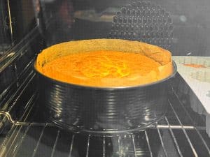Kuchen im Backofen