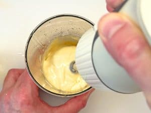 Mayonnaise steif mixen